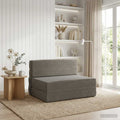 vidaXL Składana Sofa Łóżko jasnoszary 70 x 80 x 60 cm tkanina