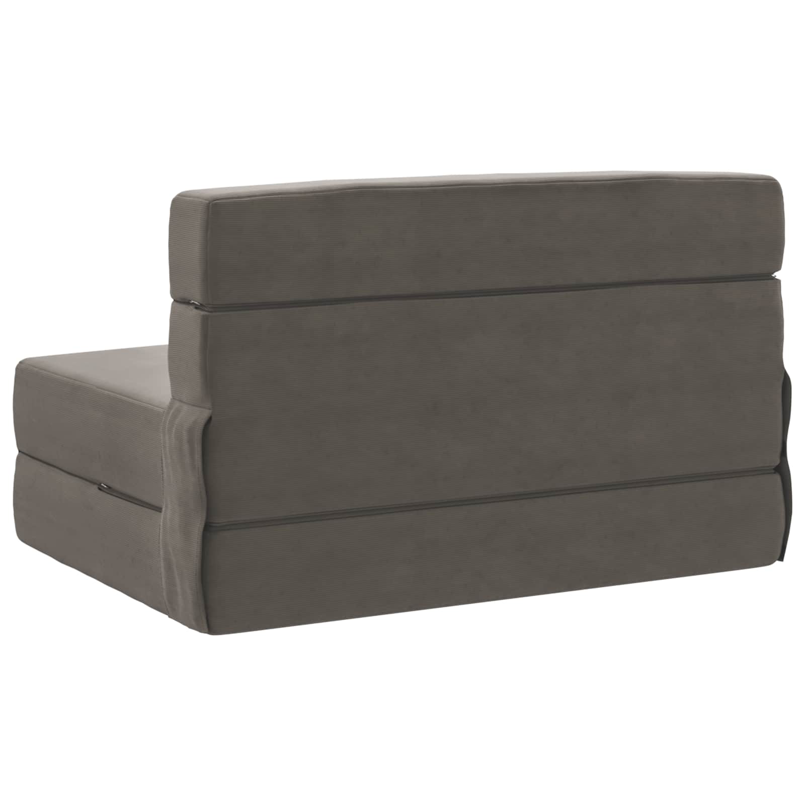 vidaXL Składana Sofa Łóżko jasnoszary 70 x 80 x 60 cm tkanina