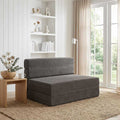 vidaXL Składana Sofa Łóżko ciemnoszary 70 x 80 x 60 cm tkanina