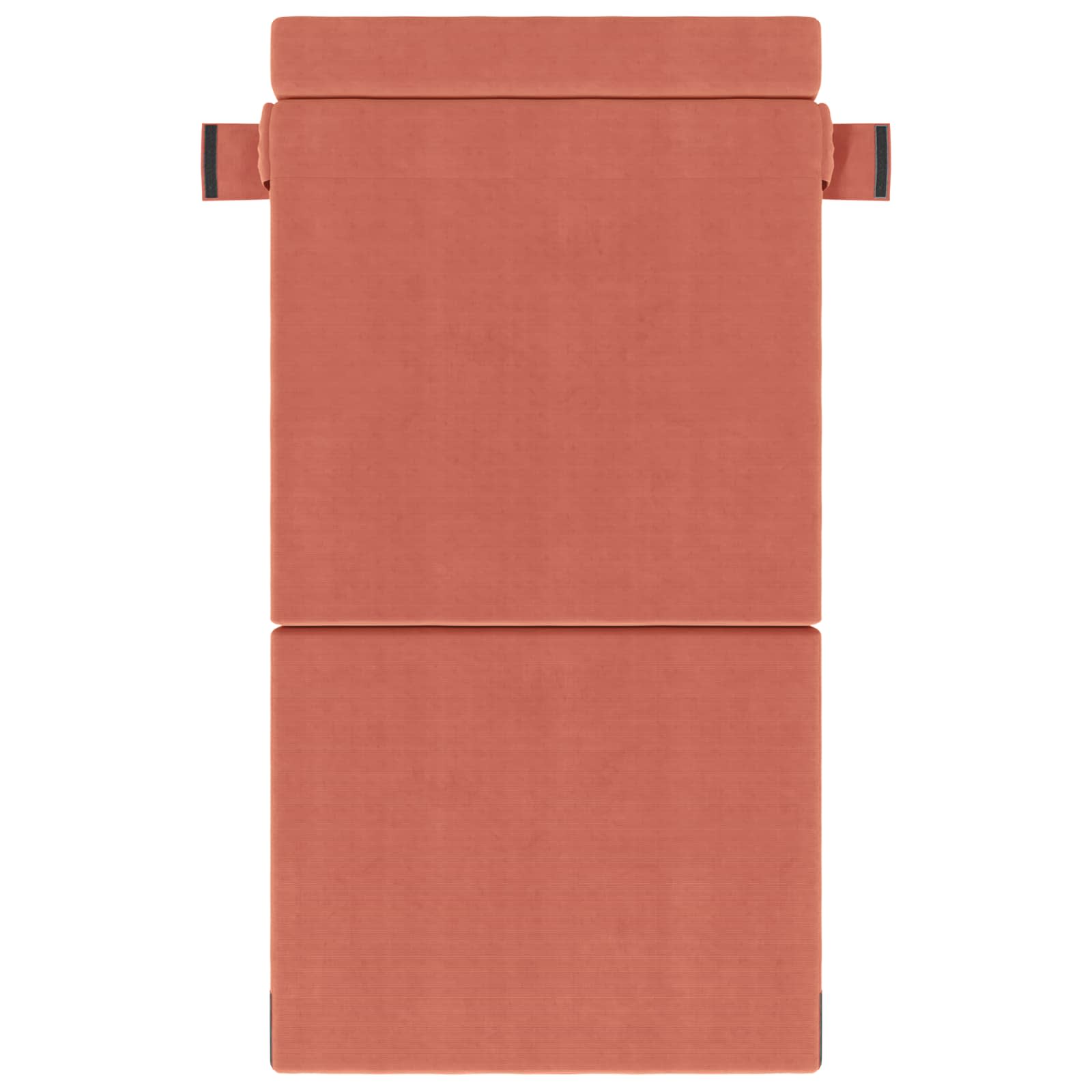 vidaXL Składana Sofa Łóżko Czerwono-pomarańczowy 70 x 80 x 60 cm