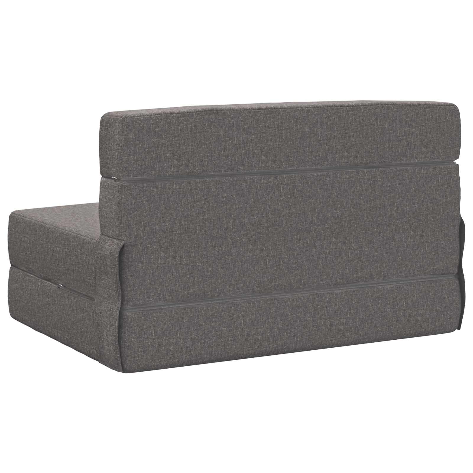 vidaXL Składana Sofa Łóżko jasnoszary 100 x 80 x 60 cm tkanina