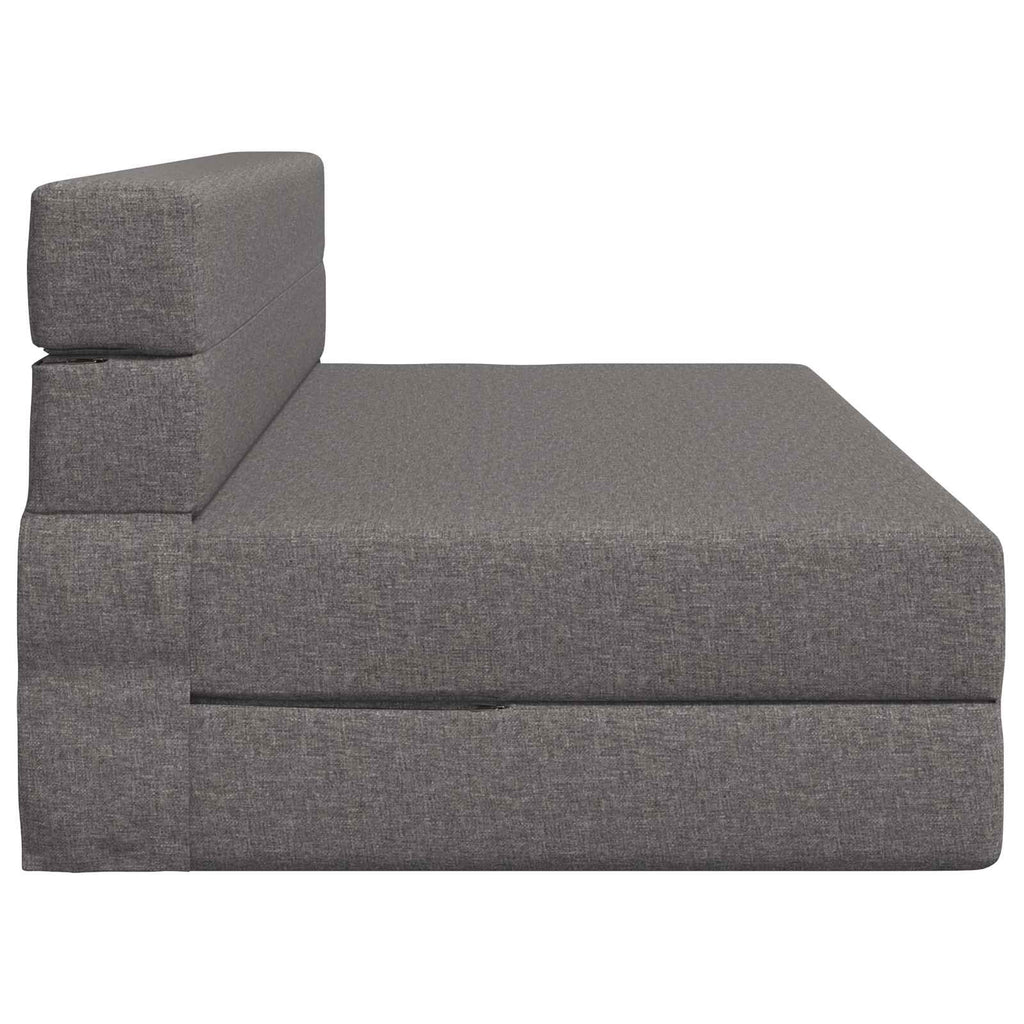 vidaXL Składana Sofa Łóżko jasnoszary 152 x 86,5 x 60 cm tkanina