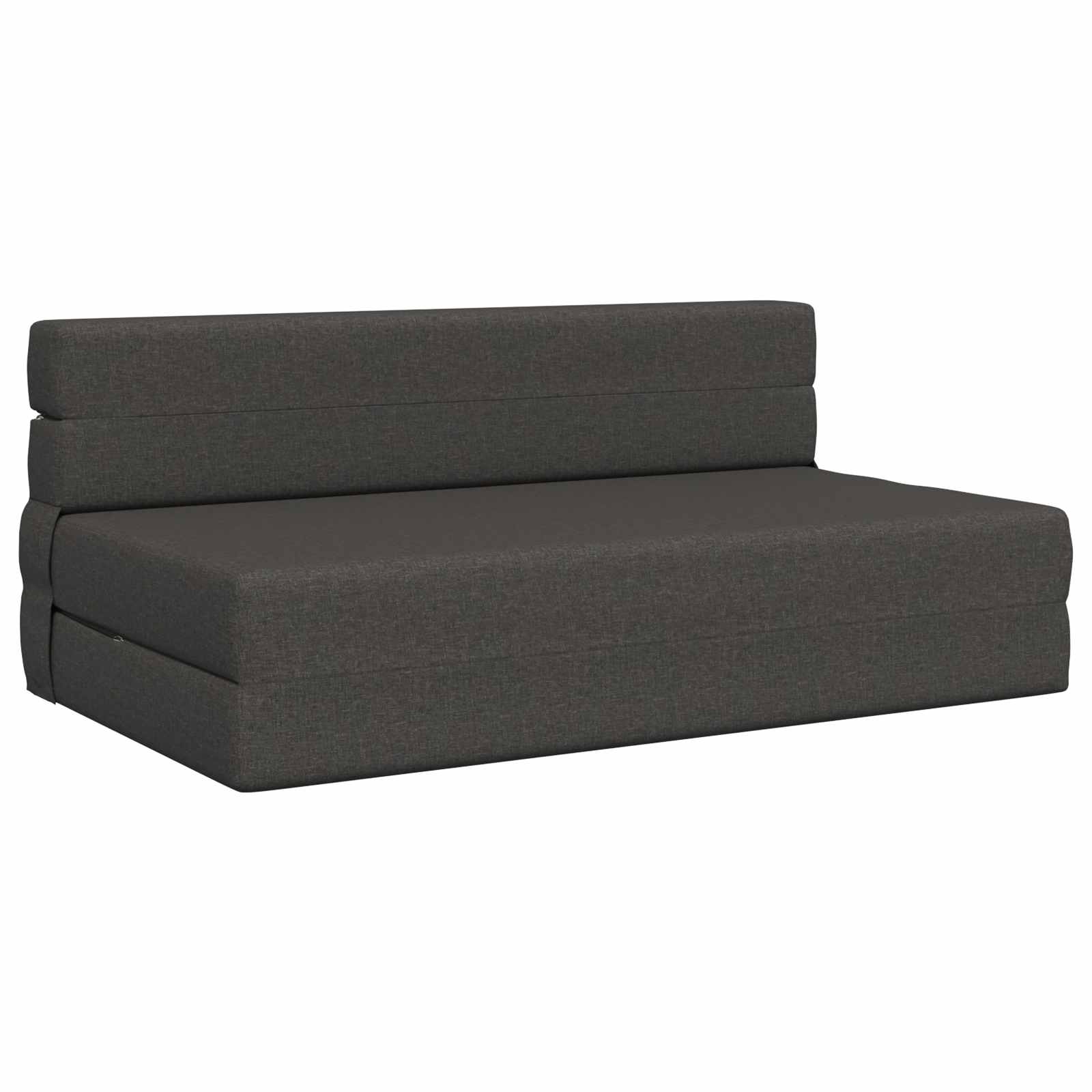 vidaXL Składana Sofa Łóżko ciemnoszary 152 x 86,5 x 60 cm tkanina