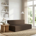 vidaXL Składana Sofa Łóżko Ciemnoszary 152 x 86,5 x 60 cm tkanina