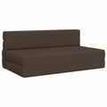 vidaXL Składana Sofa Łóżko Ciemnoszary 152 x 86,5 x 60 cm tkanina