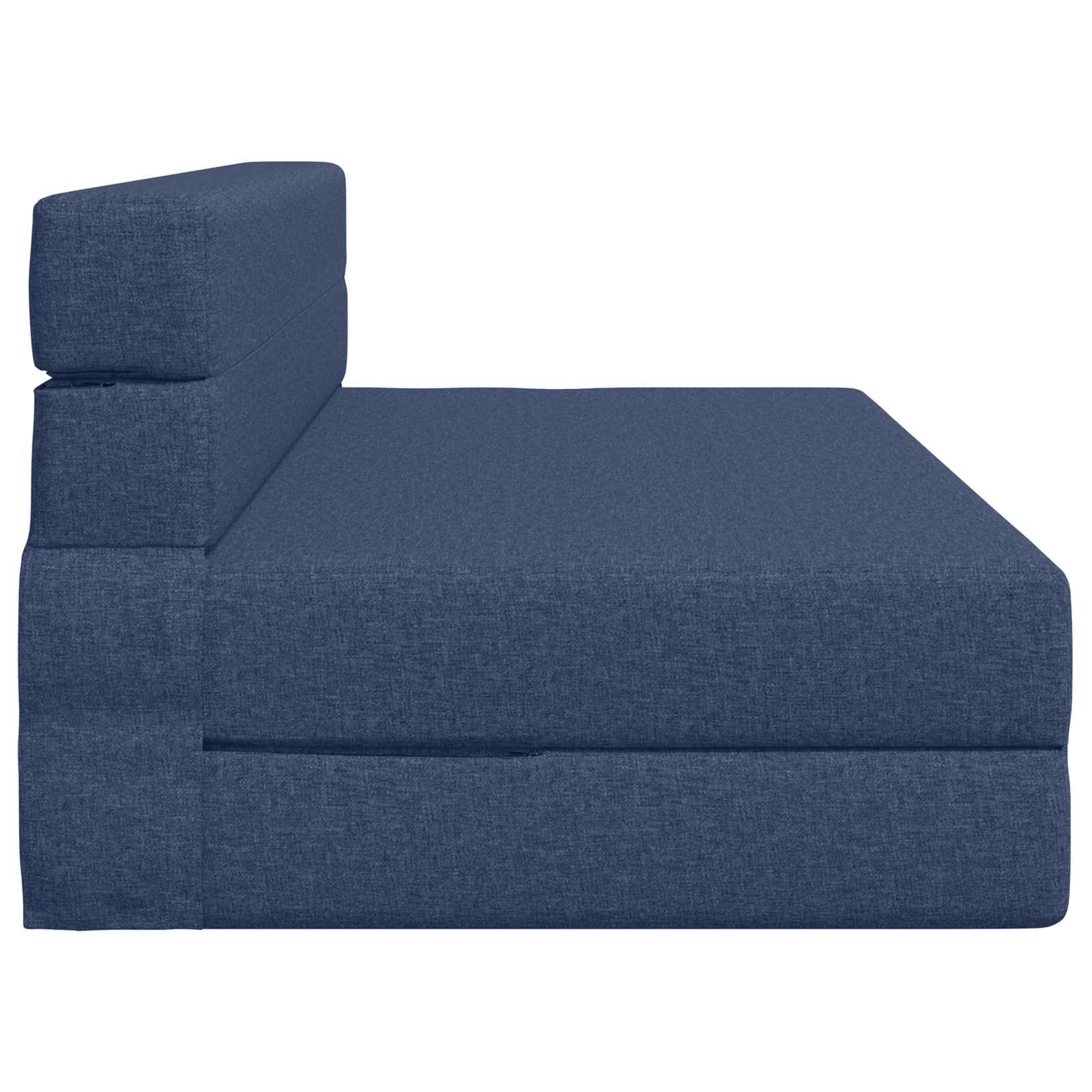 vidaXL Składana Sofa Łóżko niebieski 152 x 86,5 x 60 cm tkanina