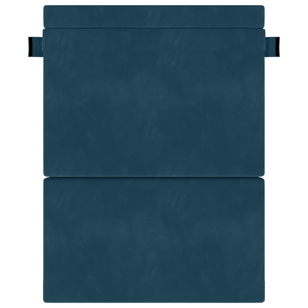 vidaXL Składana Sofa Łóżko niebieski 152 x 86,5 x 60 cm tkanina