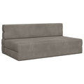 vidaXL Składana Sofa Łóżko jasnoszary 152 x 86,5 x 60 cm tkanina