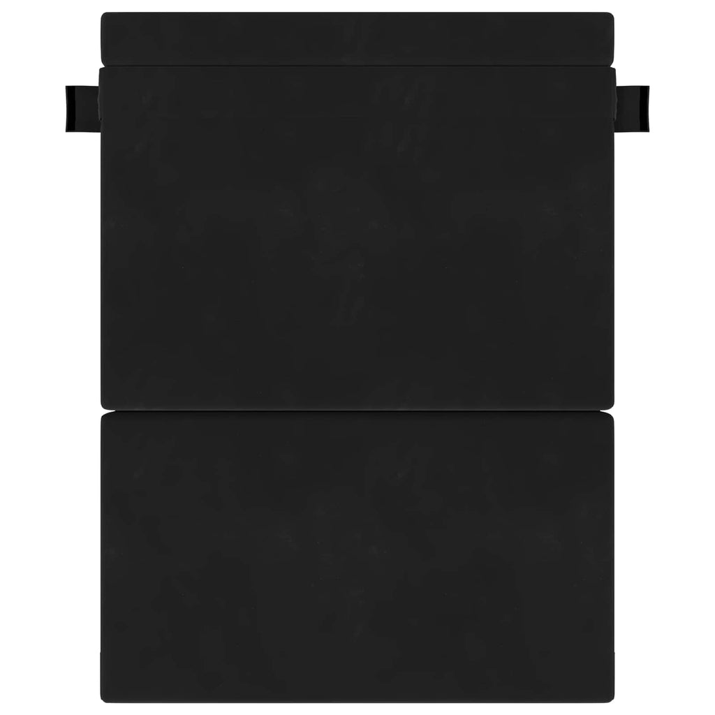 vidaXL Składana Sofa Łóżko Czarny 152 x 86,5 x 60 cm tkanina