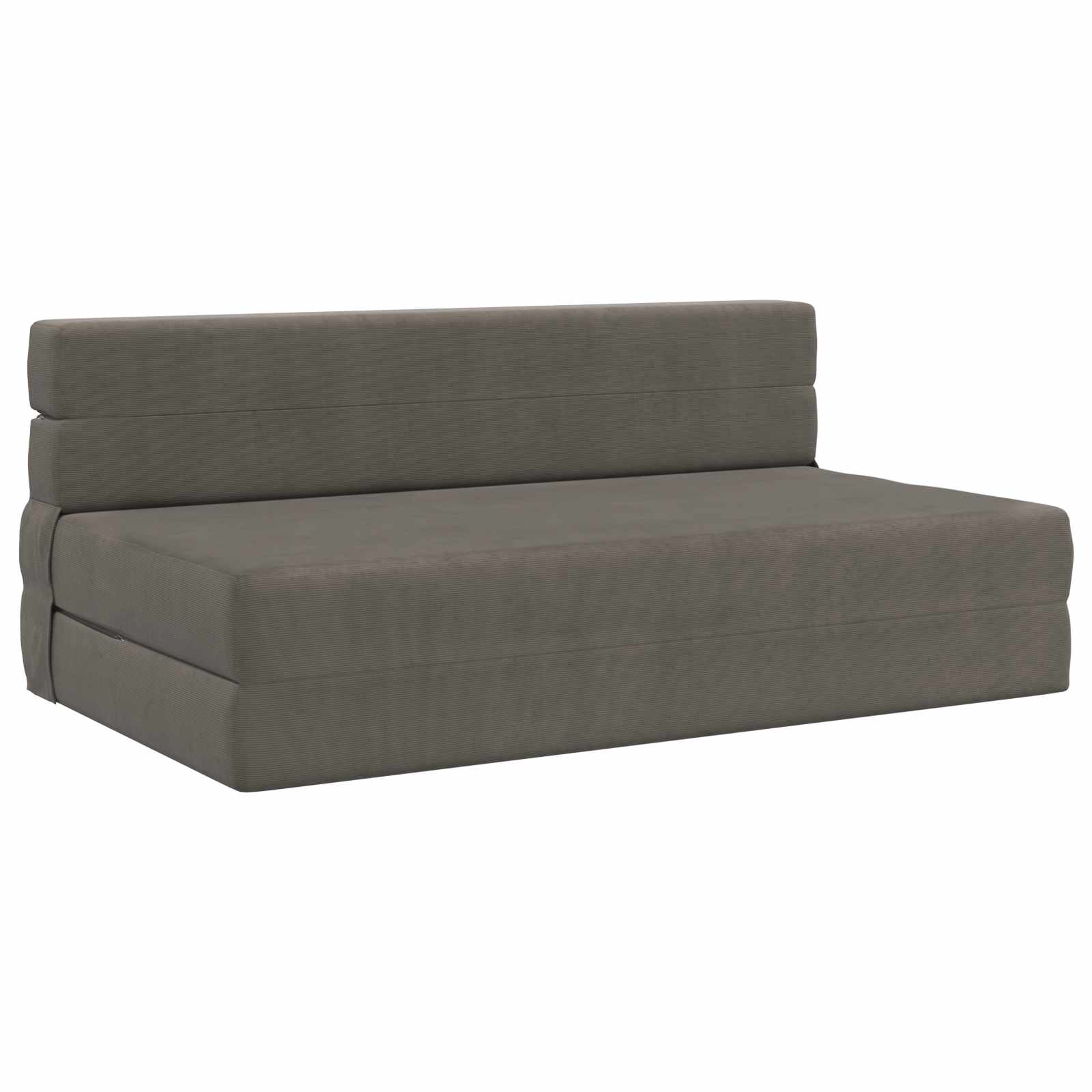 vidaXL Składana Sofa Łóżko jasnoszary 152 x 86,5 x 60 cm tkanina