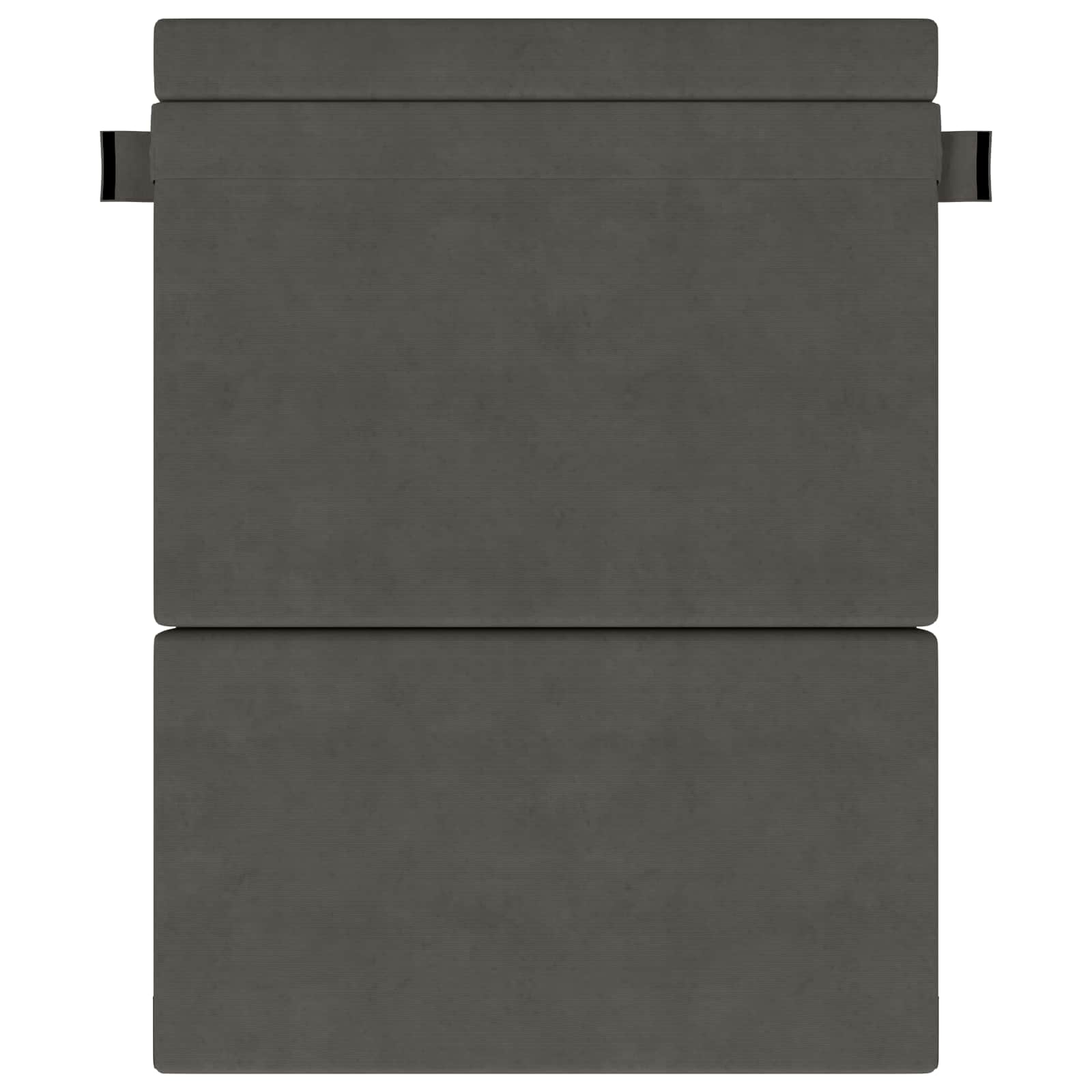 vidaXL Składana Sofa Łóżko ciemnoszary 152 x 86,5 x 60 cm tkanina
