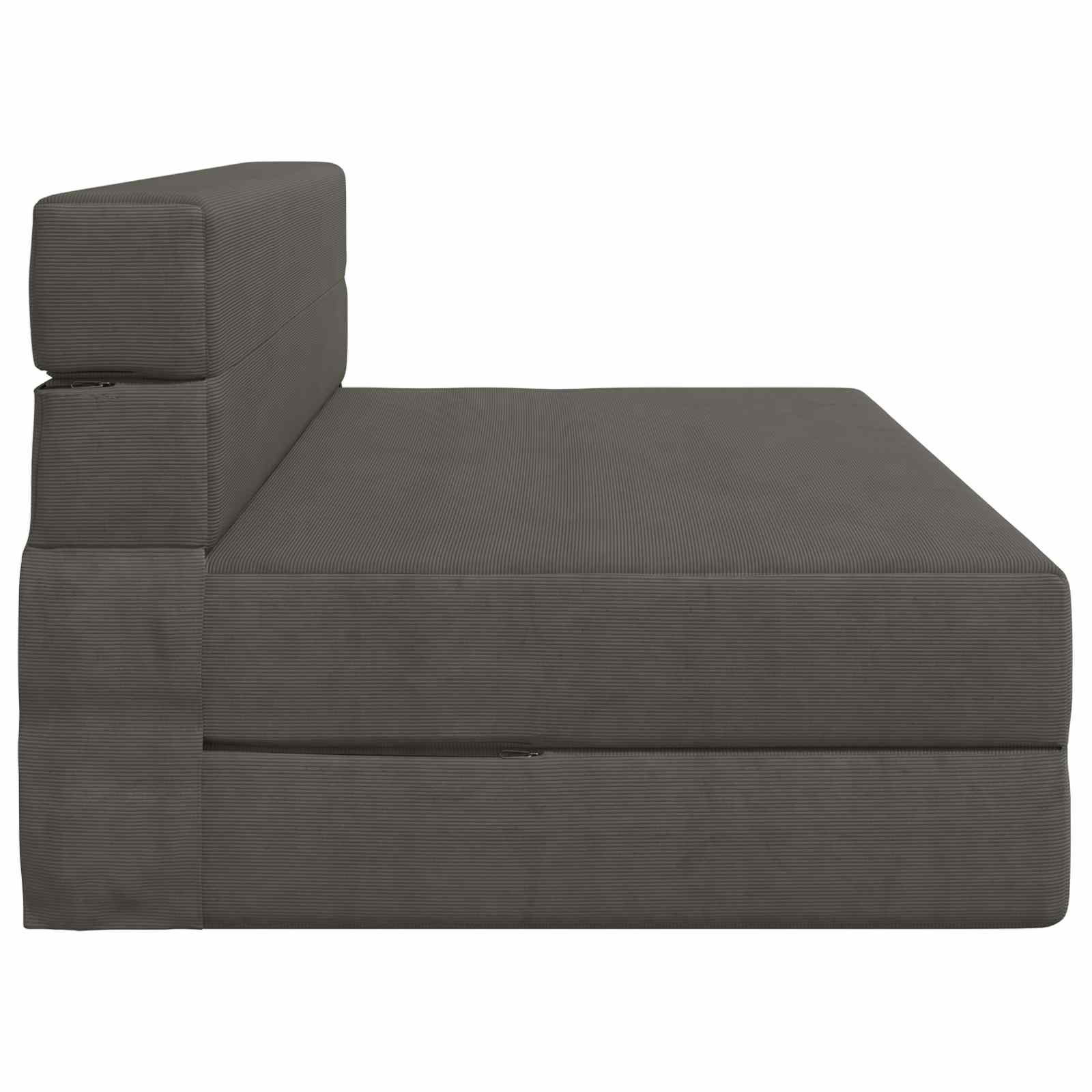 vidaXL Składana Sofa Łóżko ciemnoszary 152 x 86,5 x 60 cm tkanina