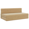 vidaXL Składana Sofa Łóżko Zielono-szary 152 x 86,5 x 60 cm tkanina