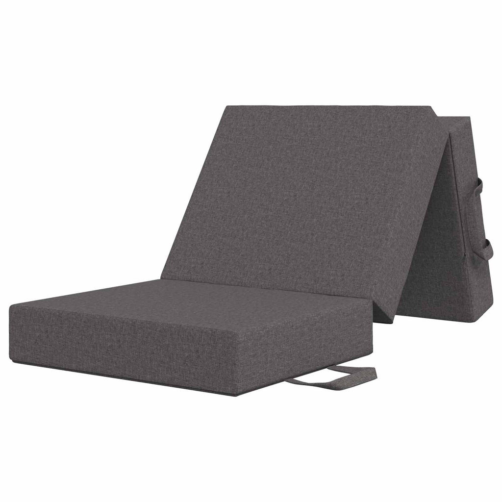 vidaXL Składana Sofa Łóżko 75 x 63 x 45 cm jasnoszary