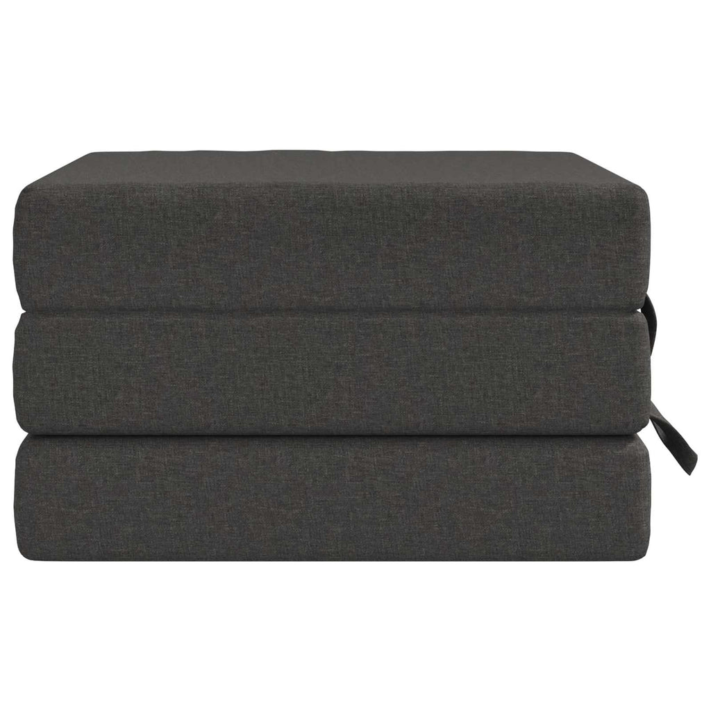 vidaXL Składana Sofa Łóżko 75 x 63 x 45 cm ciemnoszary