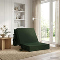 vidaXL Składana Sofa Łóżko 75 x 63 x 45 cm Ciemnozielony