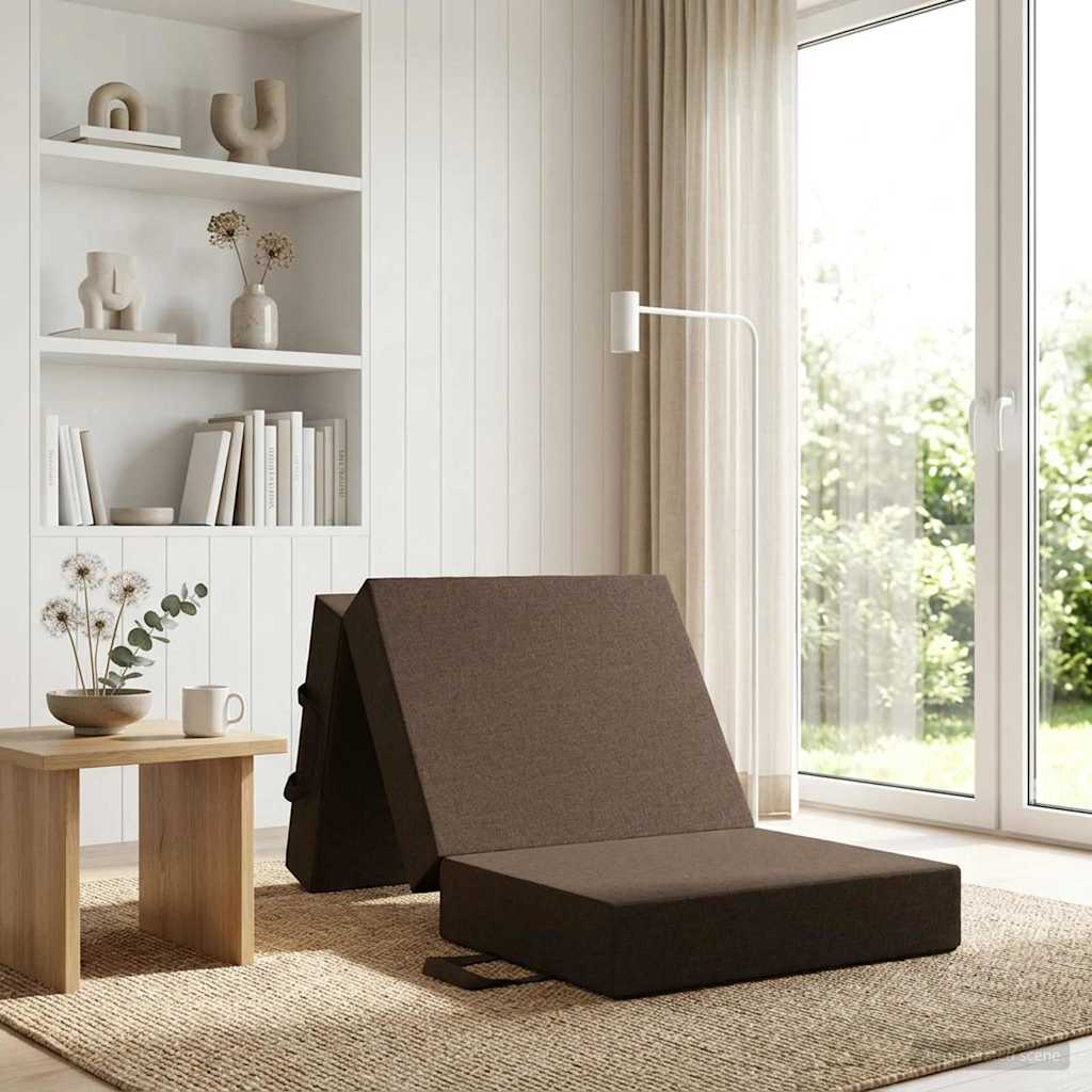vidaXL Składana Sofa Łóżko 90 x 63 x 45 cm Ciemnoszary