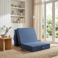 vidaXL Składana Sofa Łóżko 75 x 67 x 45 cm niebieski