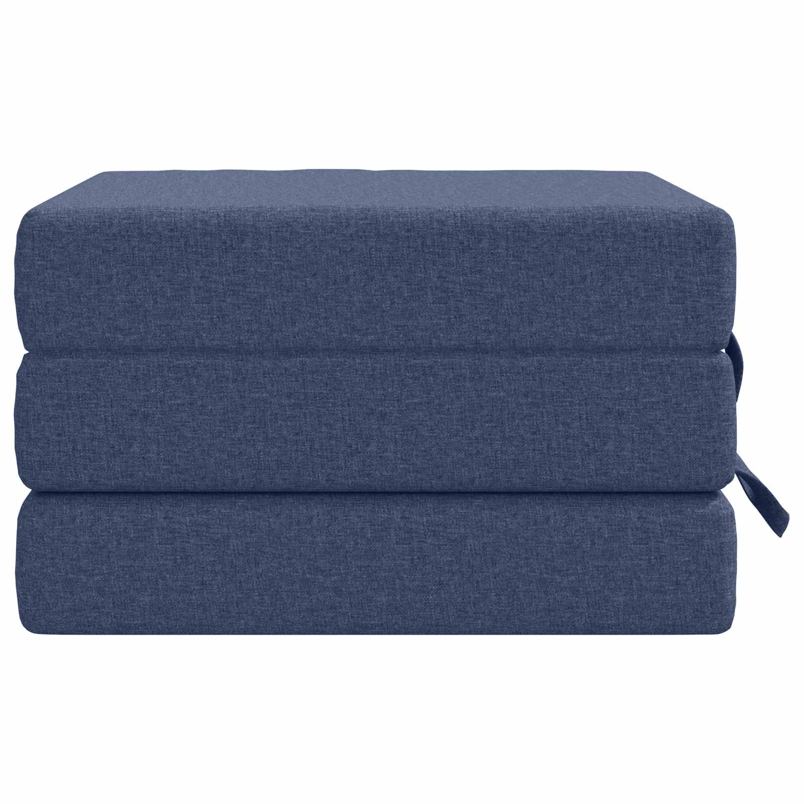 vidaXL Składana Sofa Łóżko 75 x 63 x 45 cm niebieski