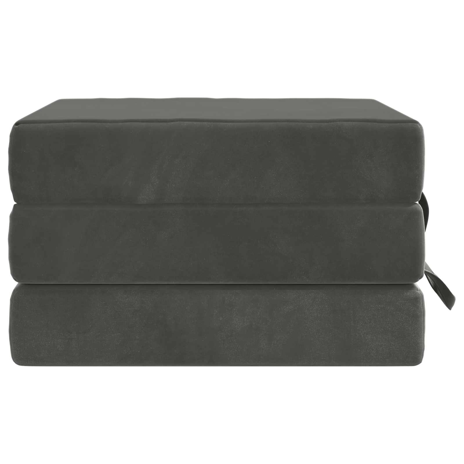 vidaXL Składana Sofa Łóżko 75 x 63 x 45 cm ciemnoszary