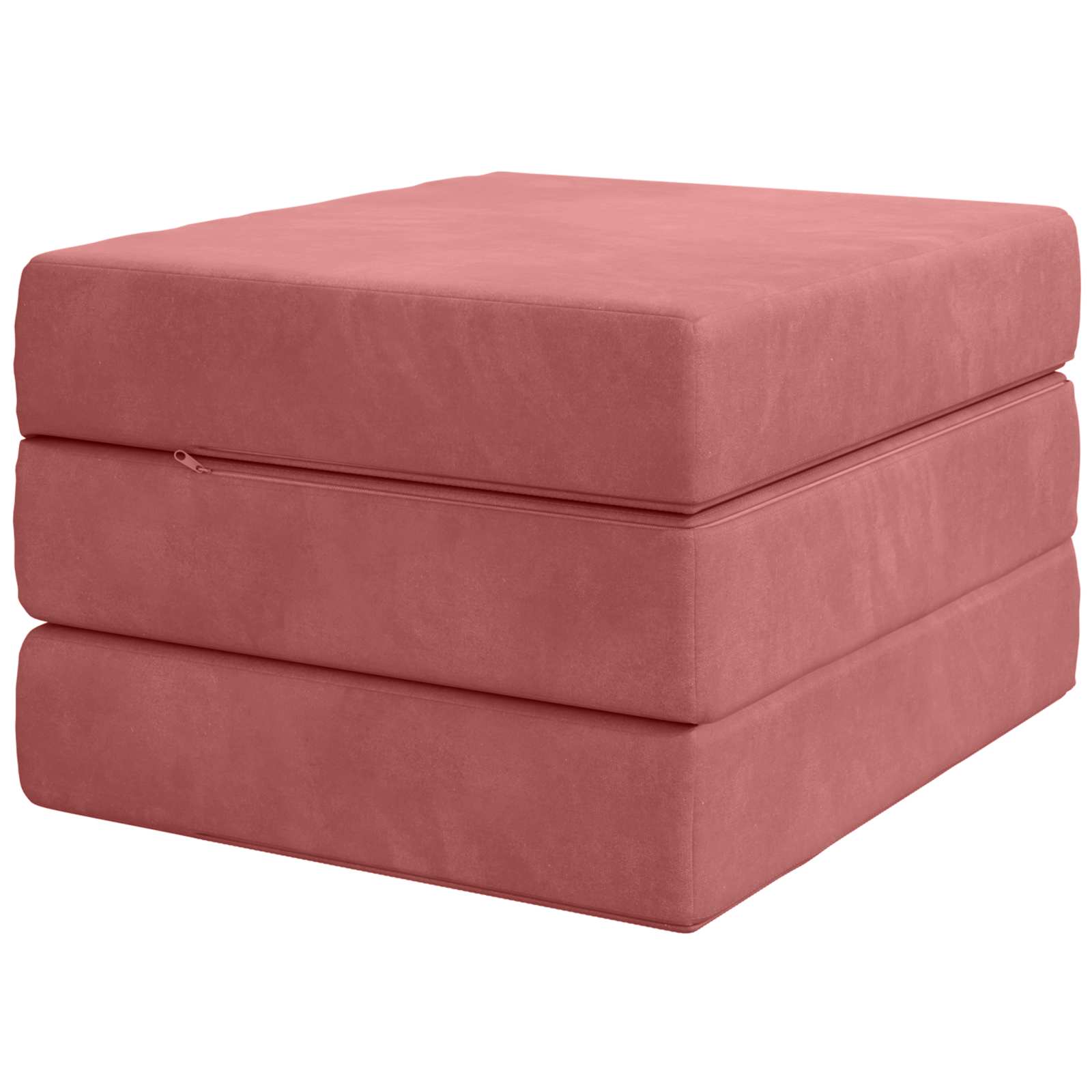 vidaXL Składana Sofa Łóżko 75 x 63 x 45 cm różowy
