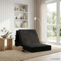 vidaXL Składana Sofa Łóżko 90 x 63 x 45 cm Czarny