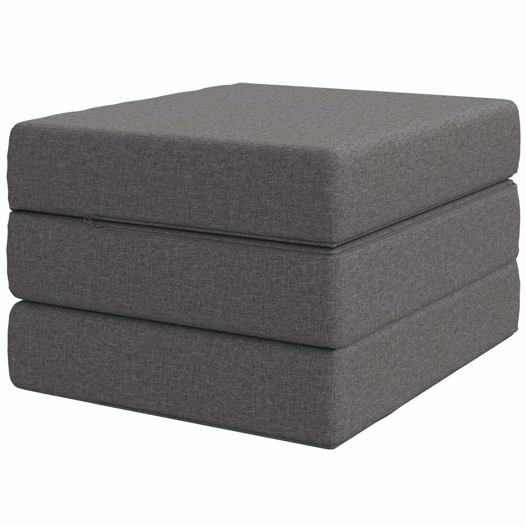 vidaXL Składana Sofa Łóżko 90 x 63 x 45 cm jasnoszary