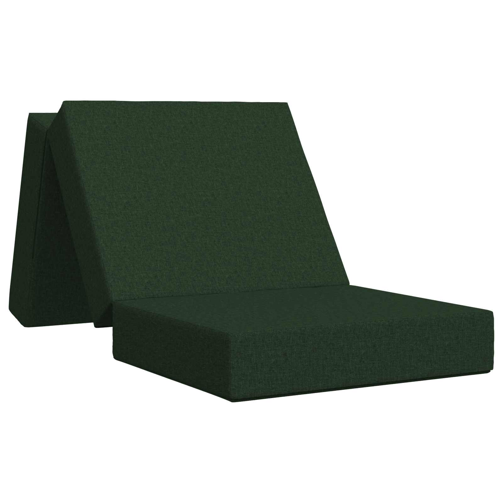 vidaXL Składana Sofa Łóżko 90 x 63 x 45 cm Ciemnozielony