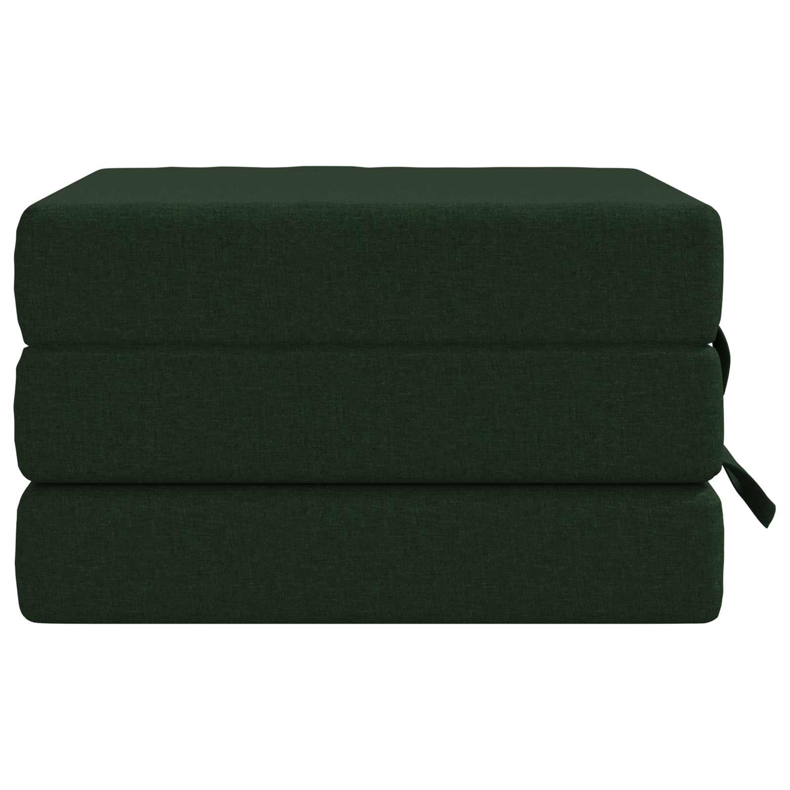 vidaXL Składana Sofa Łóżko 90 x 63 x 45 cm Ciemnozielony