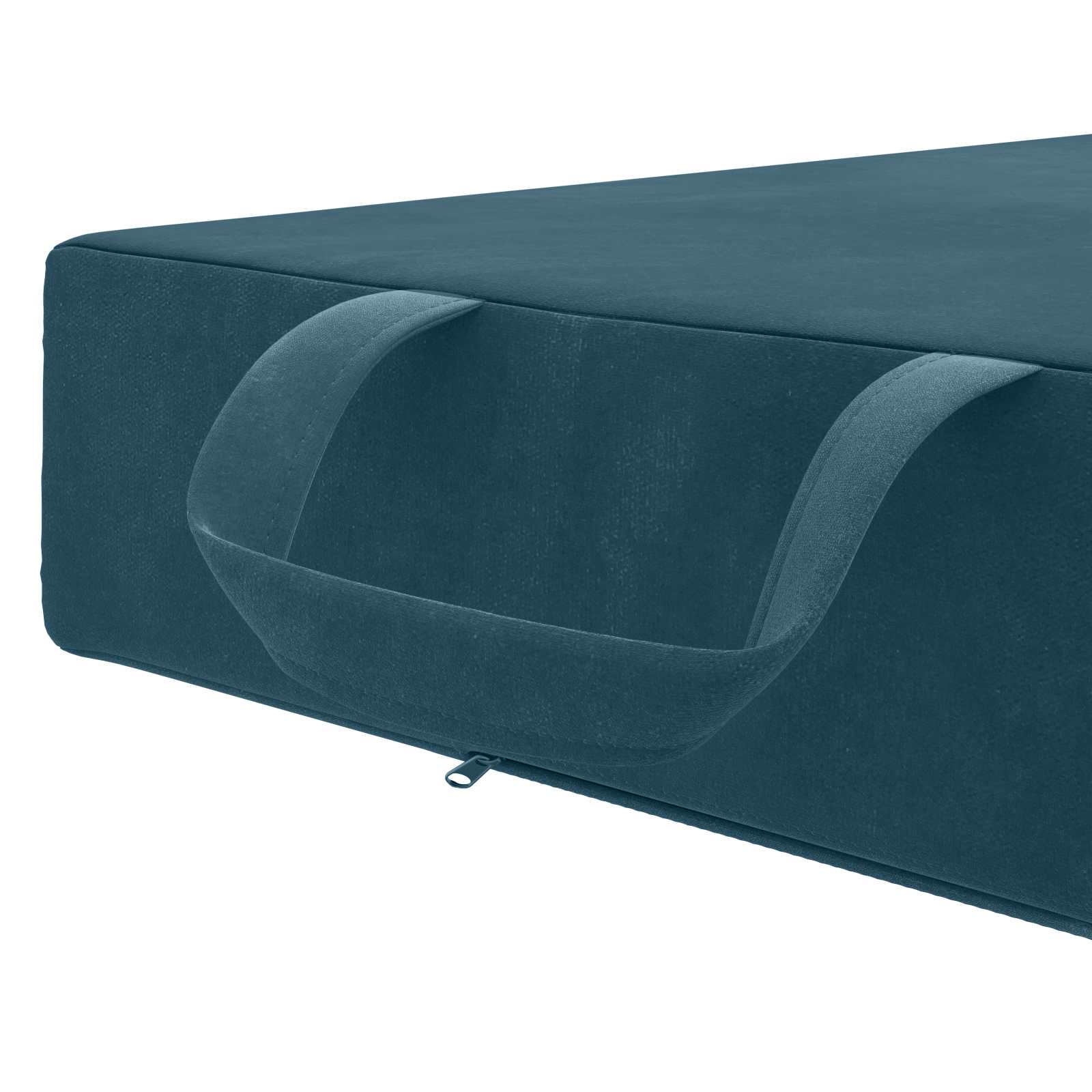 vidaXL Składana Sofa Łóżko 90 x 63 x 45 cm niebieski