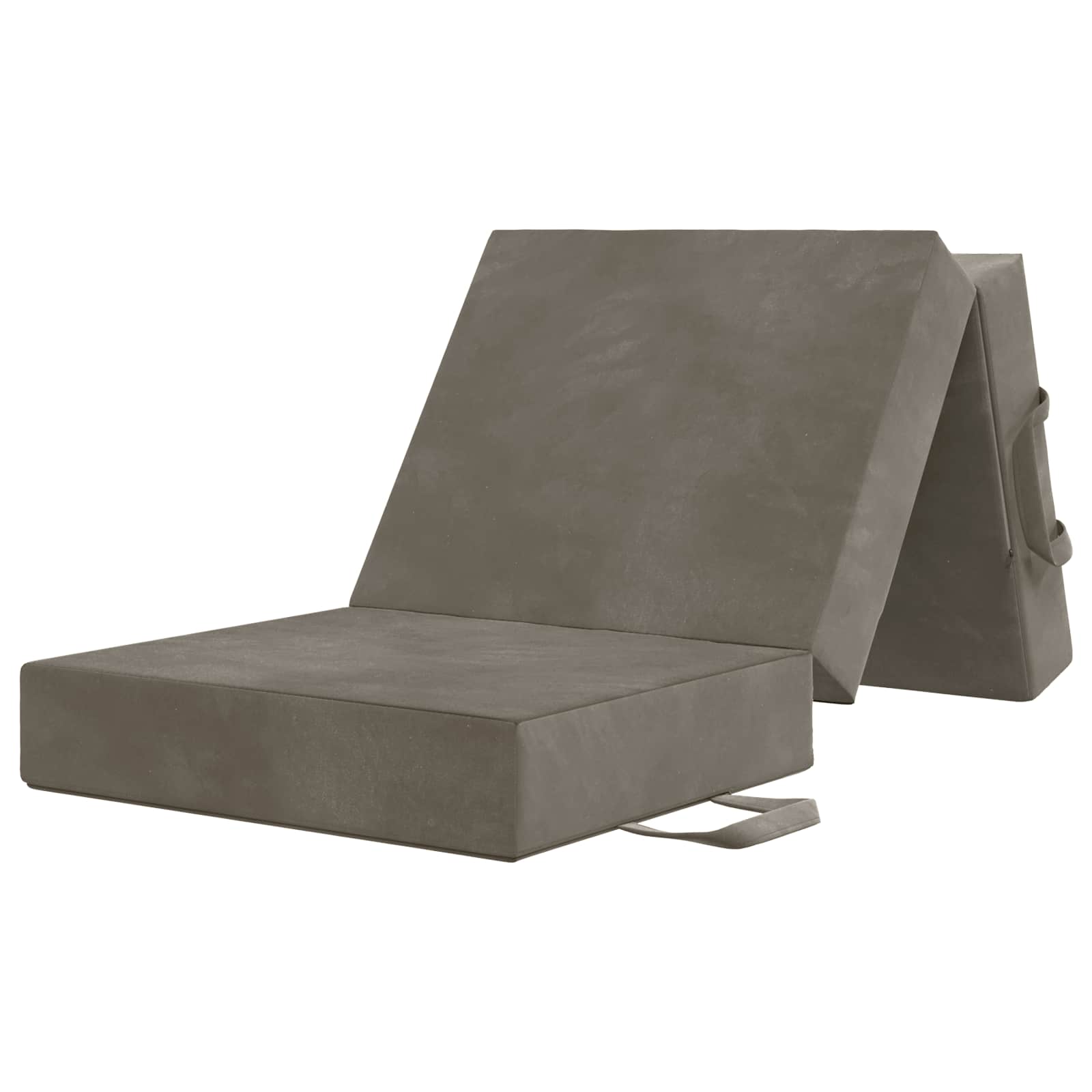 vidaXL Składana Sofa Łóżko 90 x 63 x 45 cm jasnoszary