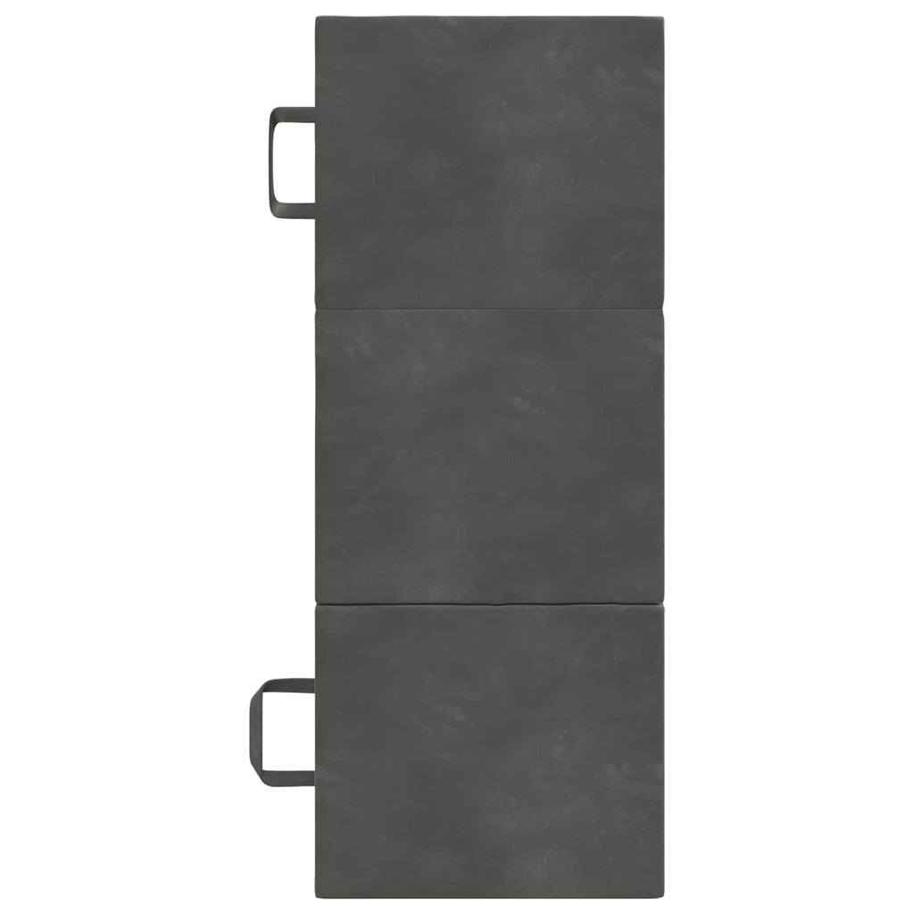 vidaXL Składana Sofa Łóżko 90 x 63 x 45 cm ciemnoszary
