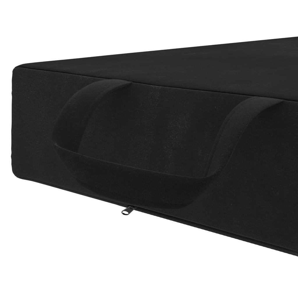 vidaXL Składana Sofa Łóżko 90 x 63 x 45 cm Czarny
