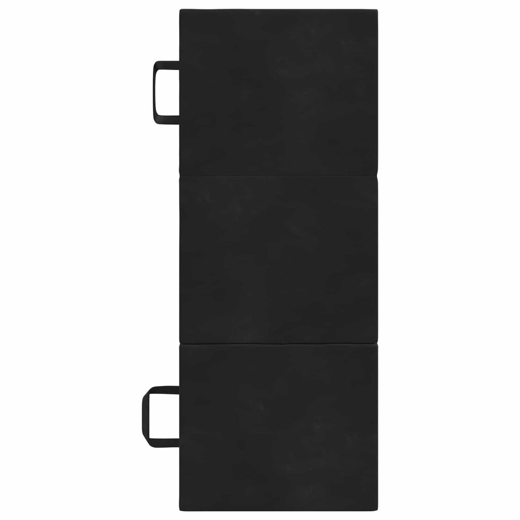 vidaXL Składana Sofa Łóżko 90 x 63 x 45 cm Czarny