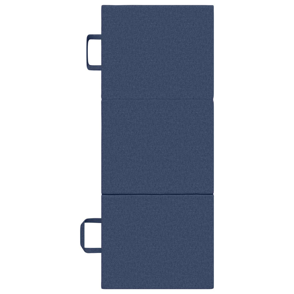 vidaXL Składana Sofa Łóżko 75 x 67 x 45 cm niebieski