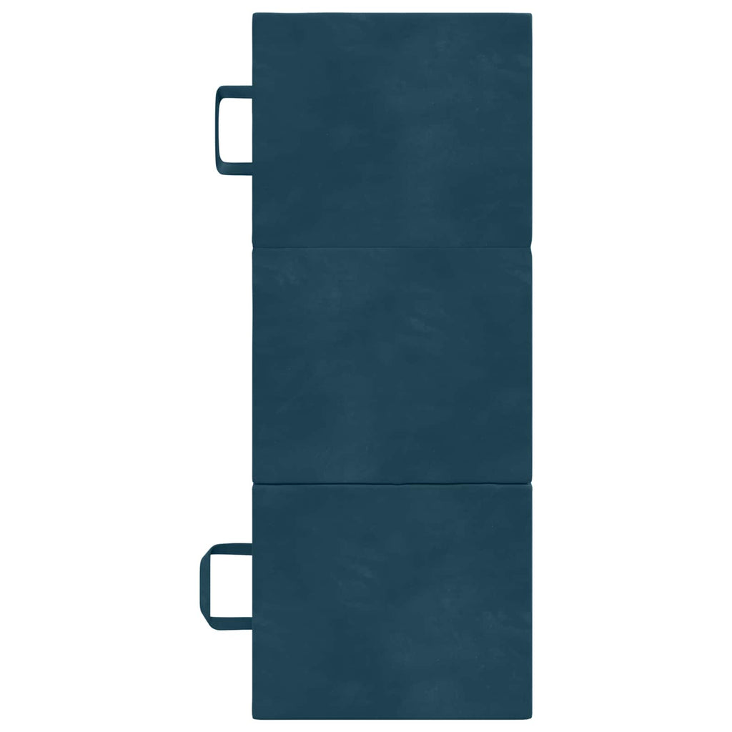 vidaXL Składana Sofa Łóżko 75 x 67 x 45 cm niebieski