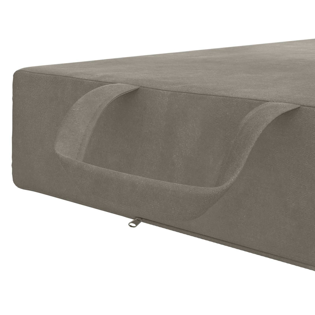 vidaXL Składana Sofa Łóżko 75 x 67 x 45 cm jasnoszary