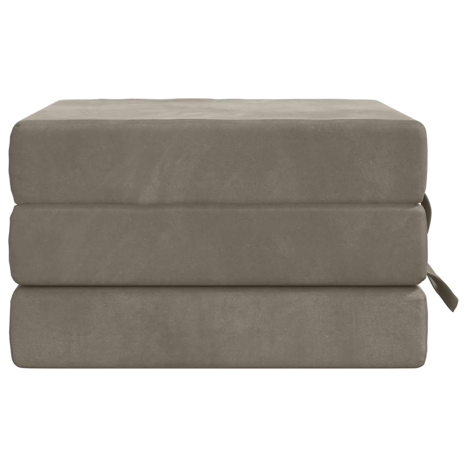 vidaXL Składana Sofa Łóżko 75 x 67 x 45 cm jasnoszary