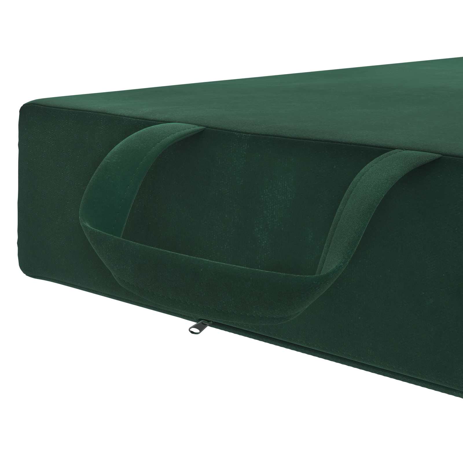vidaXL Składana Sofa Łóżko 75 x 67 x 45 cm Ciemnozielony
