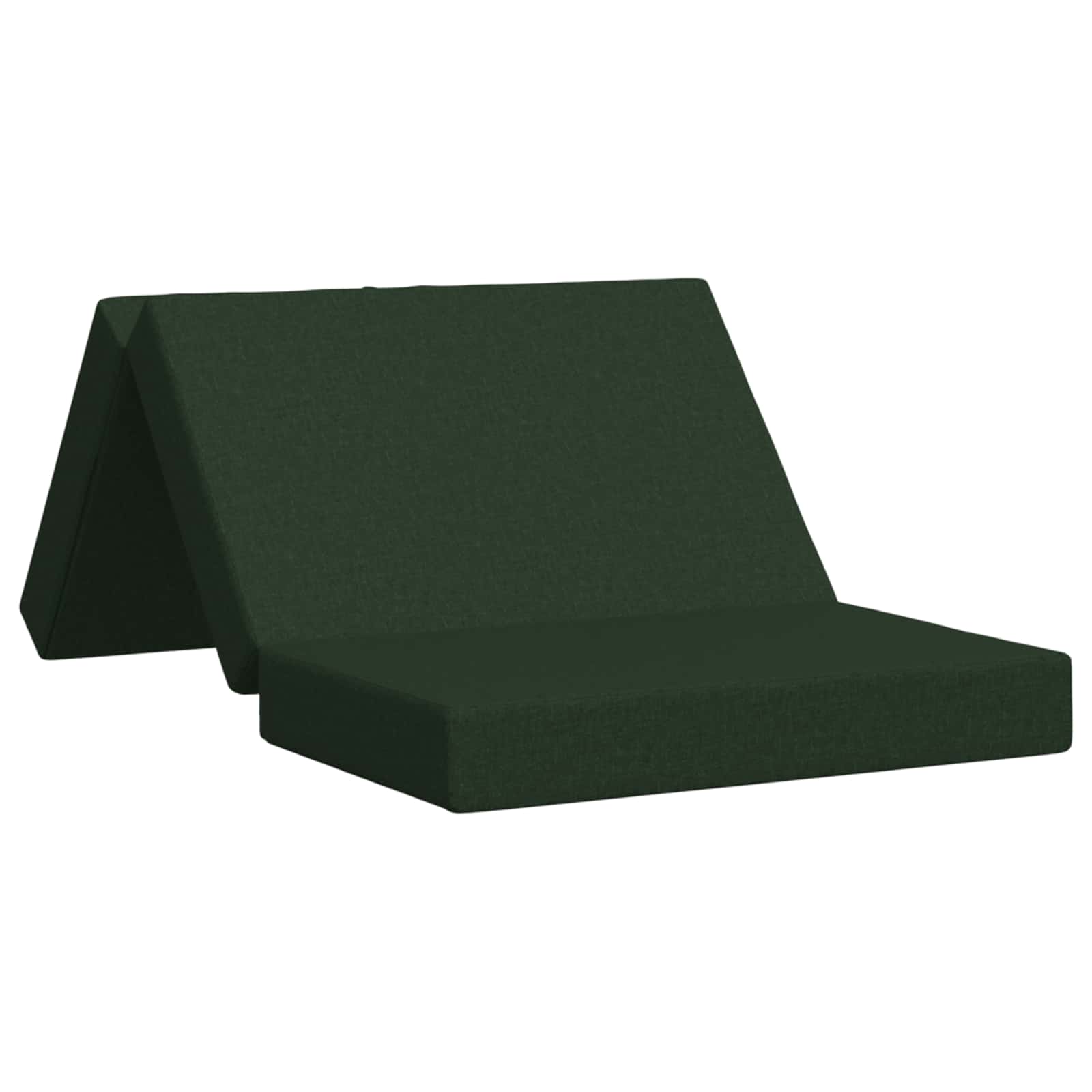vidaXL Składana Sofa Łóżko 80 x 67 x 45 cm Ciemnozielony