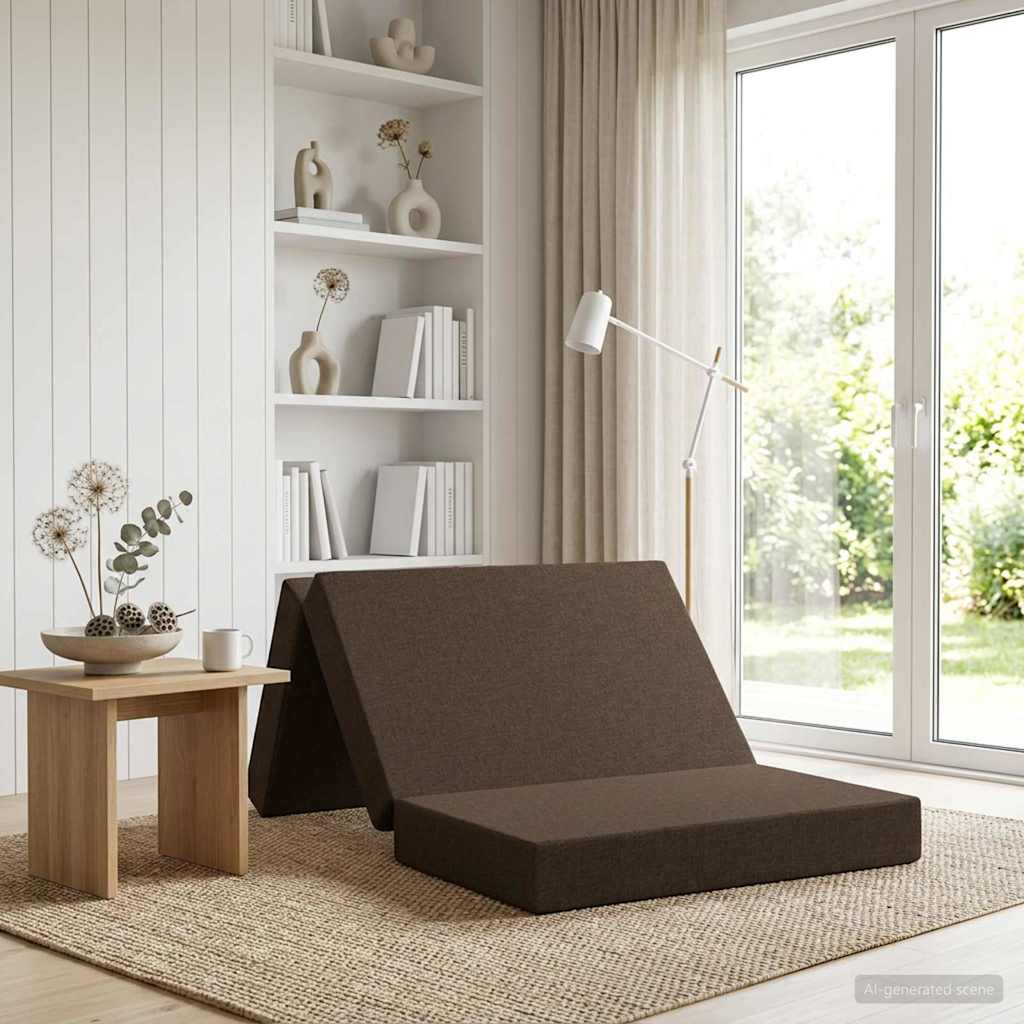 vidaXL Składana Sofa Łóżko 90 x 67 x 45 cm Ciemnoszary