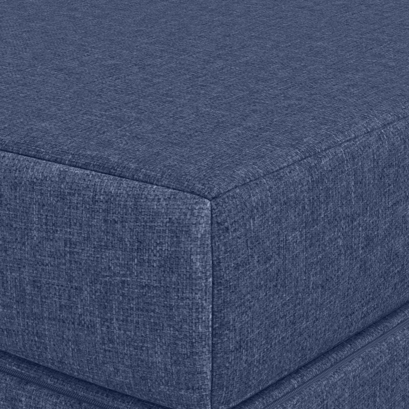 vidaXL Składana Sofa Łóżko 80 x 67 x 45 cm niebieski