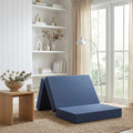 vidaXL Składana Sofa Łóżko 80 x 67 x 45 cm niebieski