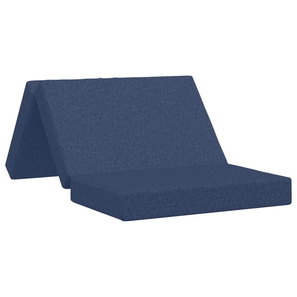 vidaXL Składana Sofa Łóżko 80 x 67 x 45 cm niebieski