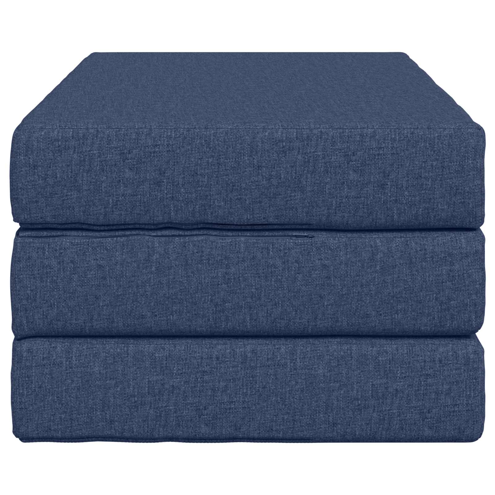 vidaXL Składana Sofa Łóżko 80 x 67 x 45 cm niebieski