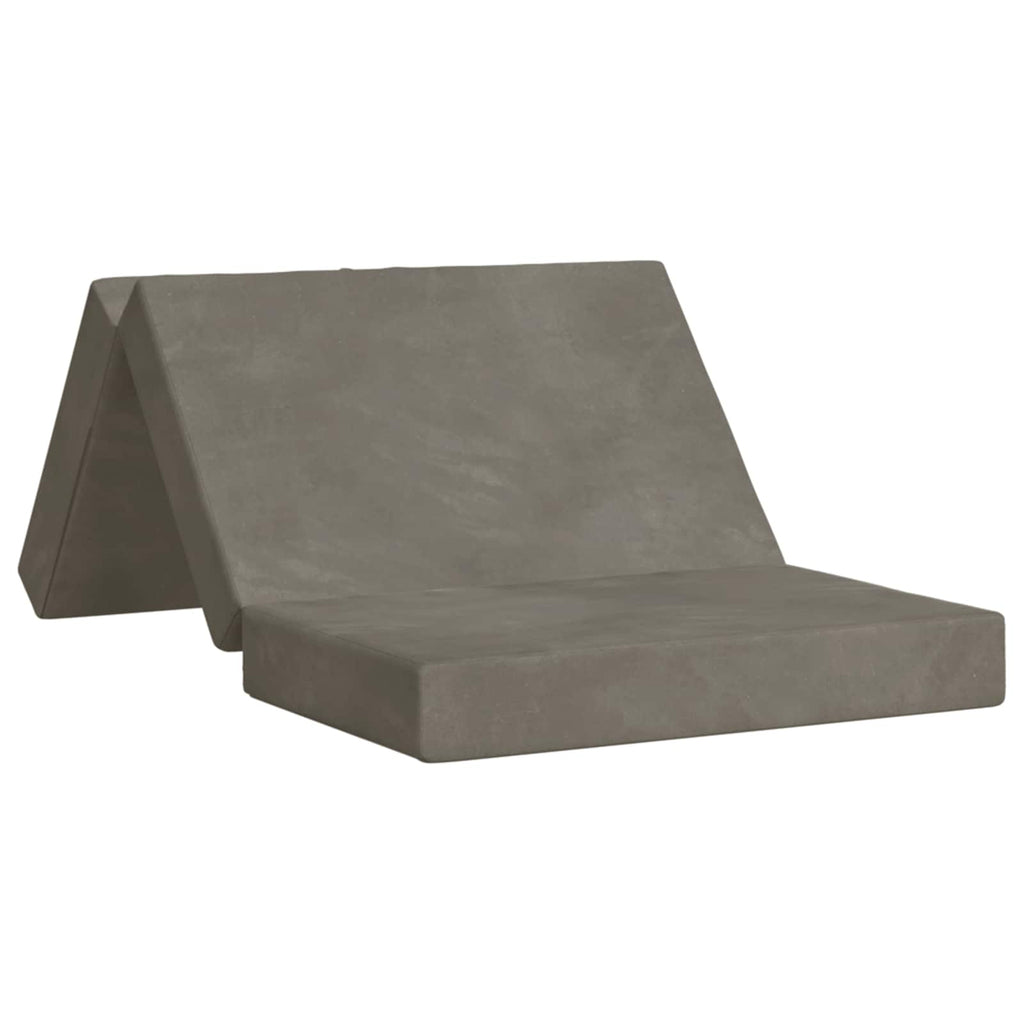vidaXL Składana Sofa Łóżko 80 x 67 x 45 cm jasnoszary