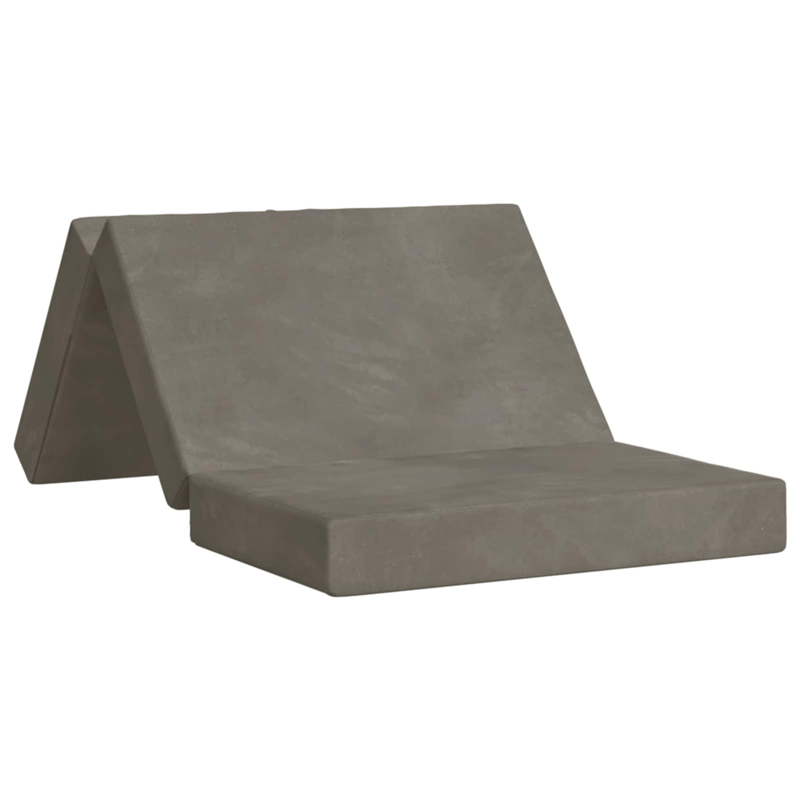 vidaXL Składana Sofa Łóżko 80 x 67 x 45 cm jasnoszary