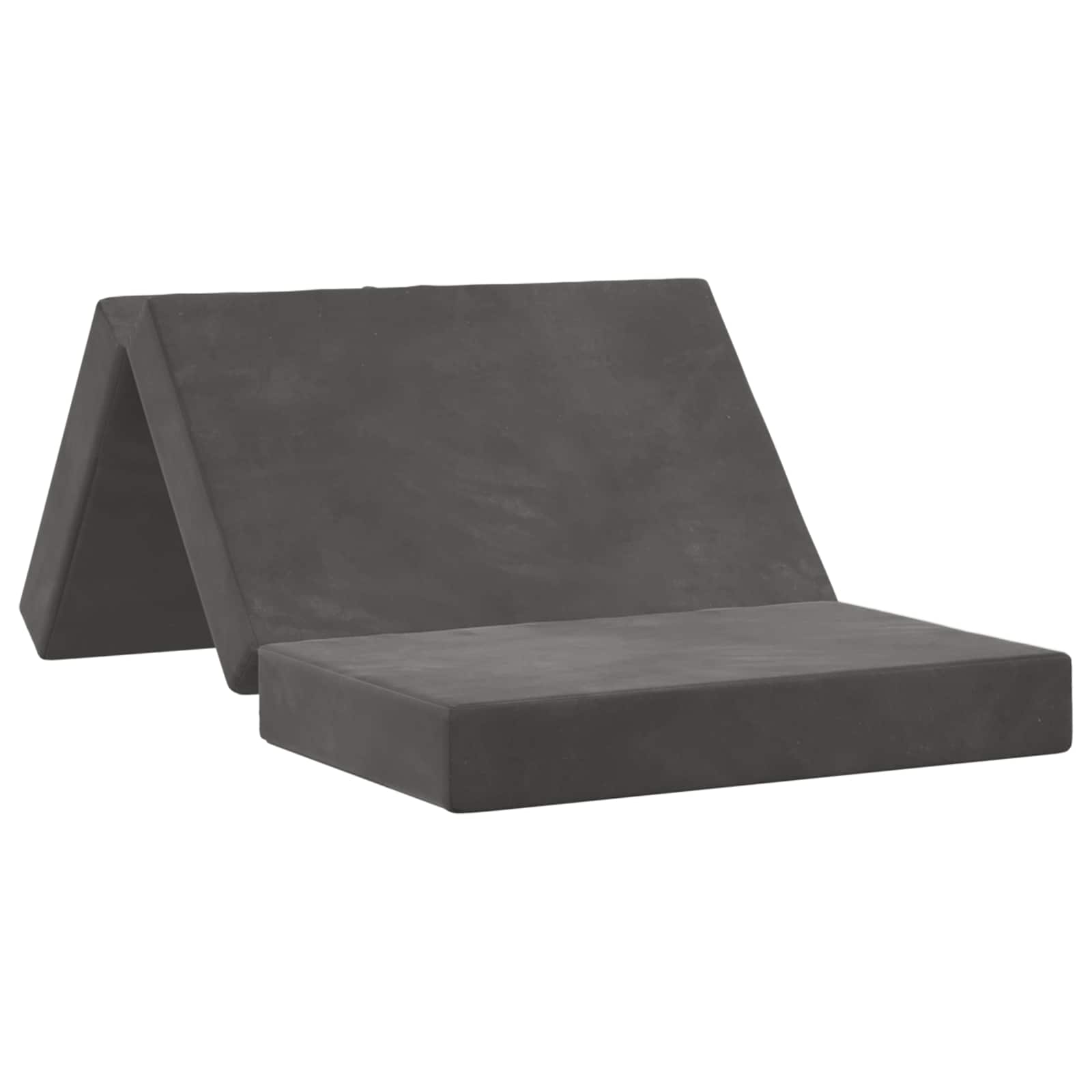 vidaXL Składana Sofa Łóżko 80 x 67 x 45 cm ciemnoszary