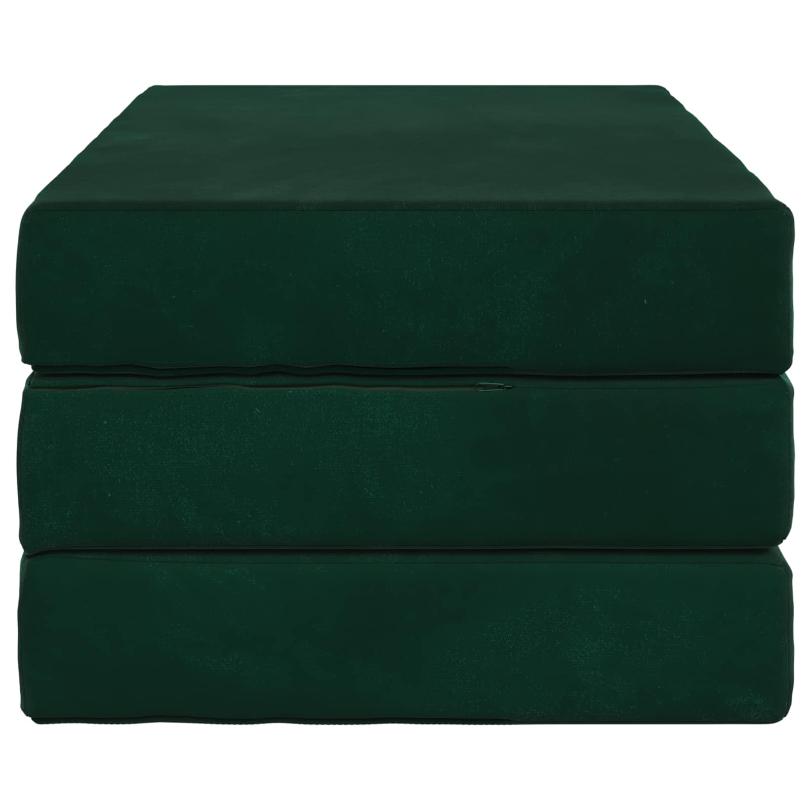 vidaXL Składana Sofa Łóżko 80 x 67 x 45 cm Ciemnozielony
