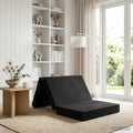 vidaXL Składana Sofa Łóżko 80 x 67 x 45 cm Czarny